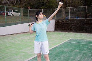 ソフトテニス班の活動写真