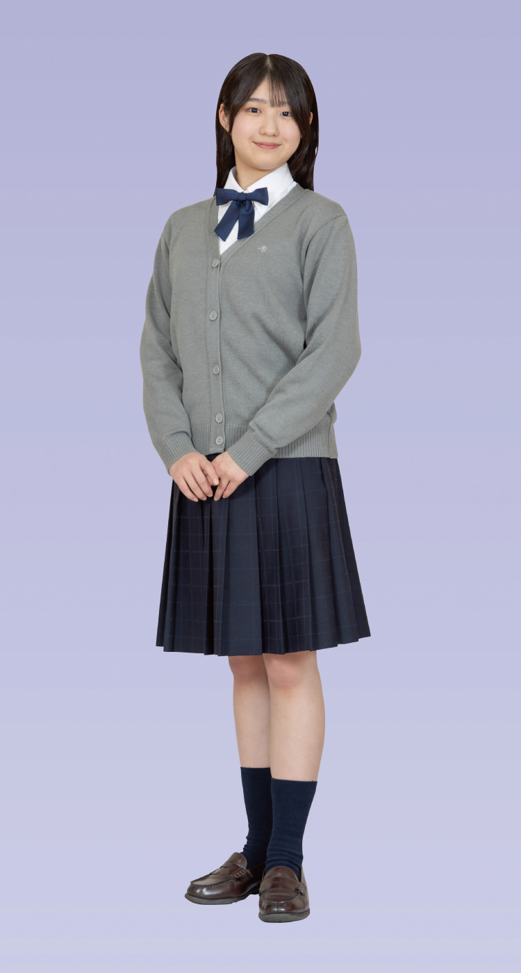 高校 制服 サマーカーディガンの写真