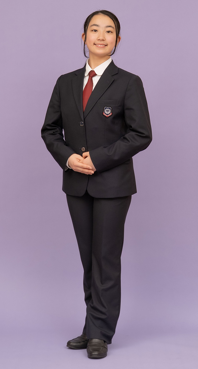 中学校 制服 スラックスの写真